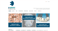 Desktop Screenshot of d-entity.com